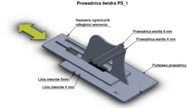 Prowadnice wierteł do drewna NASZ DEKARZ