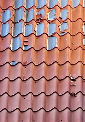 łuszczenie dachu 