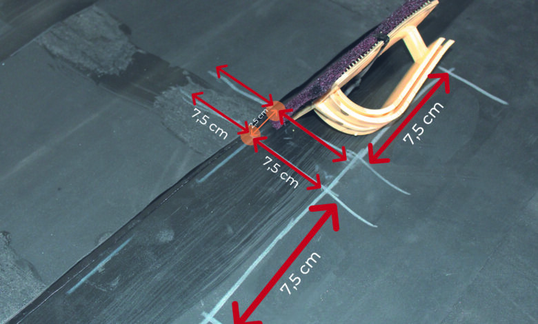 Membrana EPDM łączenie podstawowe membrany z łączeniem dwóch kawałków taśmy montażowej