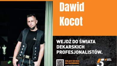 Dawid Kocot dumny dekarz