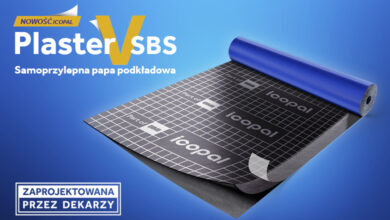 Nowość marki Icopal - samoprzylepna papa podkładowa Plaster V SBS NASZ DEKARZ