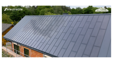 Realizacja dachu solarnego 2w1 eTile Flat firmy ELECTROTILE