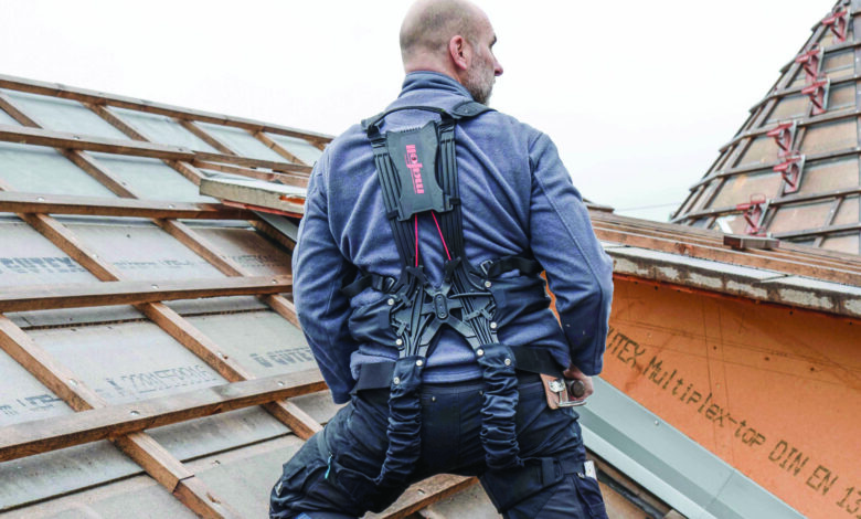Ubrania dla dekarzy Stabilizator Exo BionicBack BB-1 Mafell