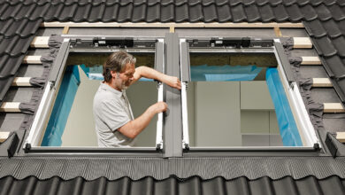 Regulowana rynna środkowa Velux