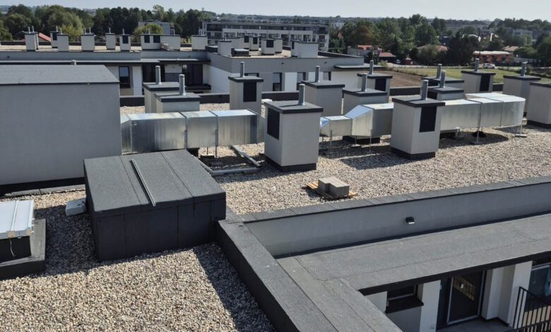 Dach płaski balastowy