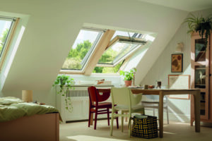Okna dachowe sterowanie elektrycznie, z czujnikiem deszczu Velux