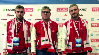 Sztafeta Pokoleń Polskie Stowarzyszenie Dekarzy Andrzej Gratkowski z synami -Kamilem i Marcinem